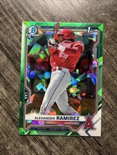 2021 Bowman Sapphire Edition Chrome Prospects Green Refractor Alexander Ramirez