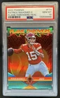 2022 Panini Phoenix Patrick Mahomes II Flame Throwers Teal #/150 Chiefs PSA 10
