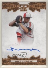 2015 Leaf Ultimate Draft Bronze Etched Foil Mike Nikorak #BA-MN1 Auto 1b8
