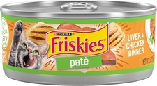 Purina Wet Cat Food Pate, Liver and Chicken Dinner - (Pack of 24) 5.5 oz. Cans 3.30 per gallon
