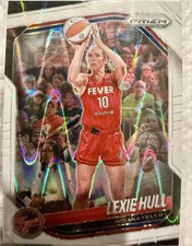 2025 WNBA Panini Prizm Lexie Hull White Seismic Prizm #51 Indianapolis Fever