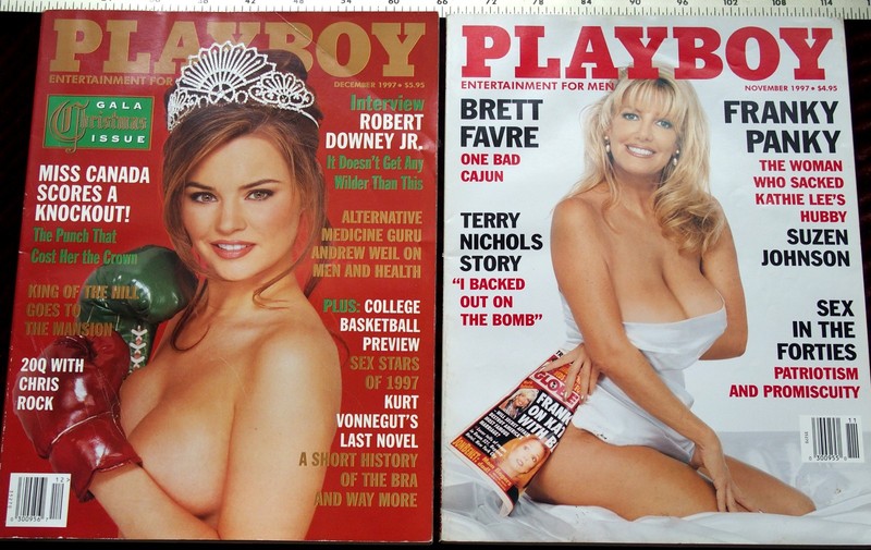 PLAYBOY magazine  - mixed lot, 11 issues, 1996 - 1998
