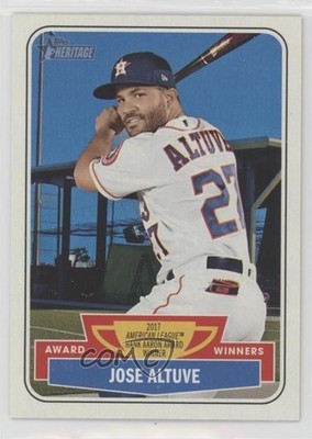 2018 Topps Heritage High Number Award Winners Jose Altuve #AW-9 b3e