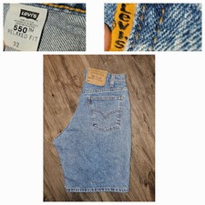 Vtg Levi Orange tab 30 Waist Womens Shorts 550 Style