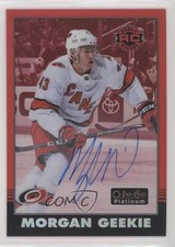 2020 O-Pee-Chee Platinum Retro Rainbow Red Rookies Morgan Geekie #R-91 Auto hj3