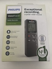 Philips VoiceTracer Audio Recorder Exceptional Recording 8GB Memory DVT1120