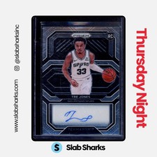 2020 PANINI PRIZM #RP-TJN TRE JONES PENMANSHIP AUTO RC ROOKIE