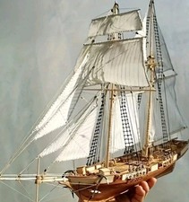 Living Room Desktop Wooden Sailboat Home Decor Old Elizabethian Model Navy Boat