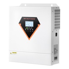 3000W Hybrid Solar Inverter: 24V to 110V, 100A MPPT, Pure Sine Wave, Off-Grid