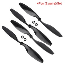 2 Pairs 1045 Carbon Fiber Airplane Propeller CW CCW For F450 F550 Quadcopter