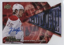 2015-16 Upper Deck Full Force Goooal! Auto Jacob De La Rose #G-JD Auto 3y4