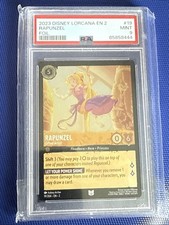 2023 Disney Lorcana En 2 Foil Rapunzel Gifted Artist 19 -PSA MINT 9 Fresh Slab