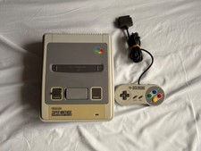 super nintendo snes console and one controller only