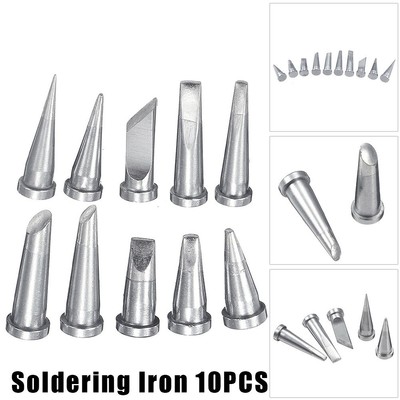 10xLötkolbenspitze Set für Weller WSD81 WD1000 WSP80 WP80-LT-Spitzen-Ersatz
