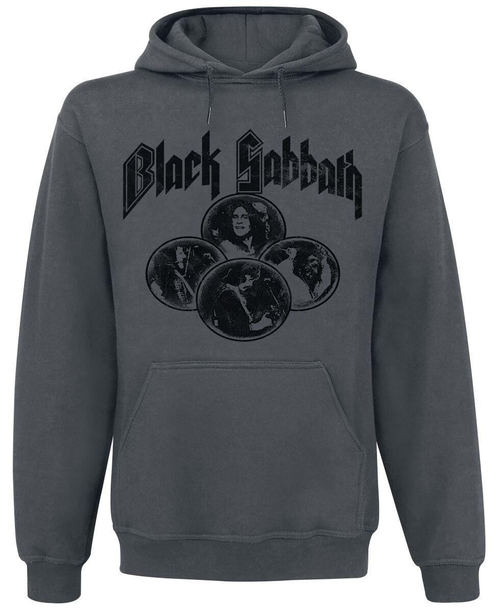 Black Sabbath Капузенпулловер Херрен Многопортретный графитовый