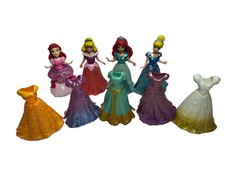 Vintage Disney Princess Magic Clip Lot 4 Doll...