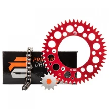 Primary Drive Alloy Kit & X-Ring Chain Red Rear Sprocket 1097570238