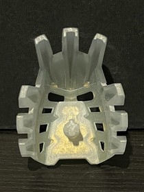 LEGO Bionicle Mask Avohkii with Gold Glitter 44814 Glitter Trans Clear 2002