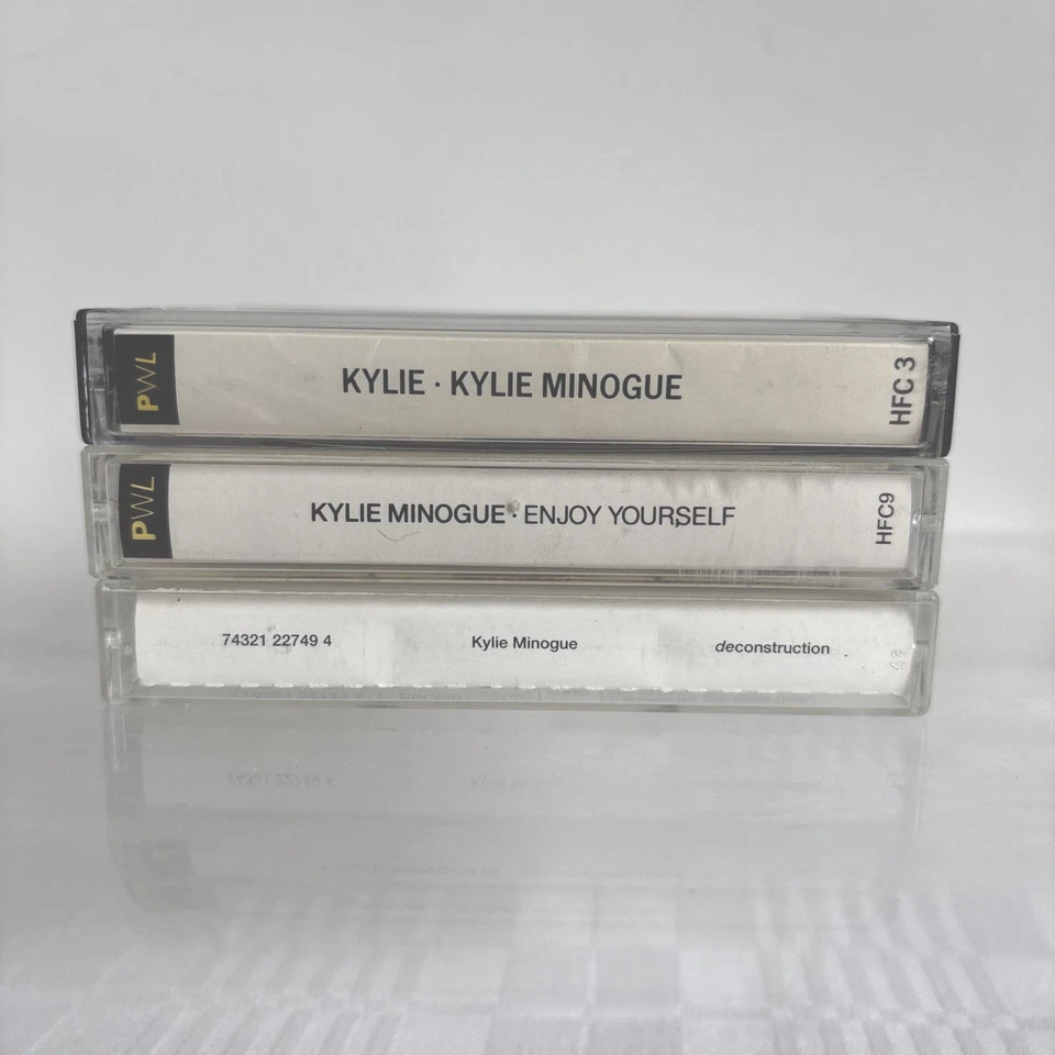 Kylie Minogue Cassette Tape Bundle x3 - Kylie, Enjoy Yourself +Tested & Working - Image 3 of 4