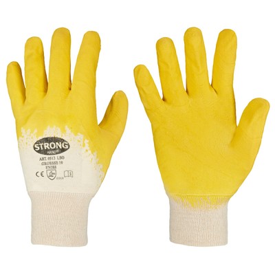 120er PACK(Paar) LSO STRONGHAND Handschuhe, Latex, Gelb, CAT 2