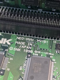 SNK MVS Neo Geo Arcade Mainboard/Motherboard/Console MVH MV1B