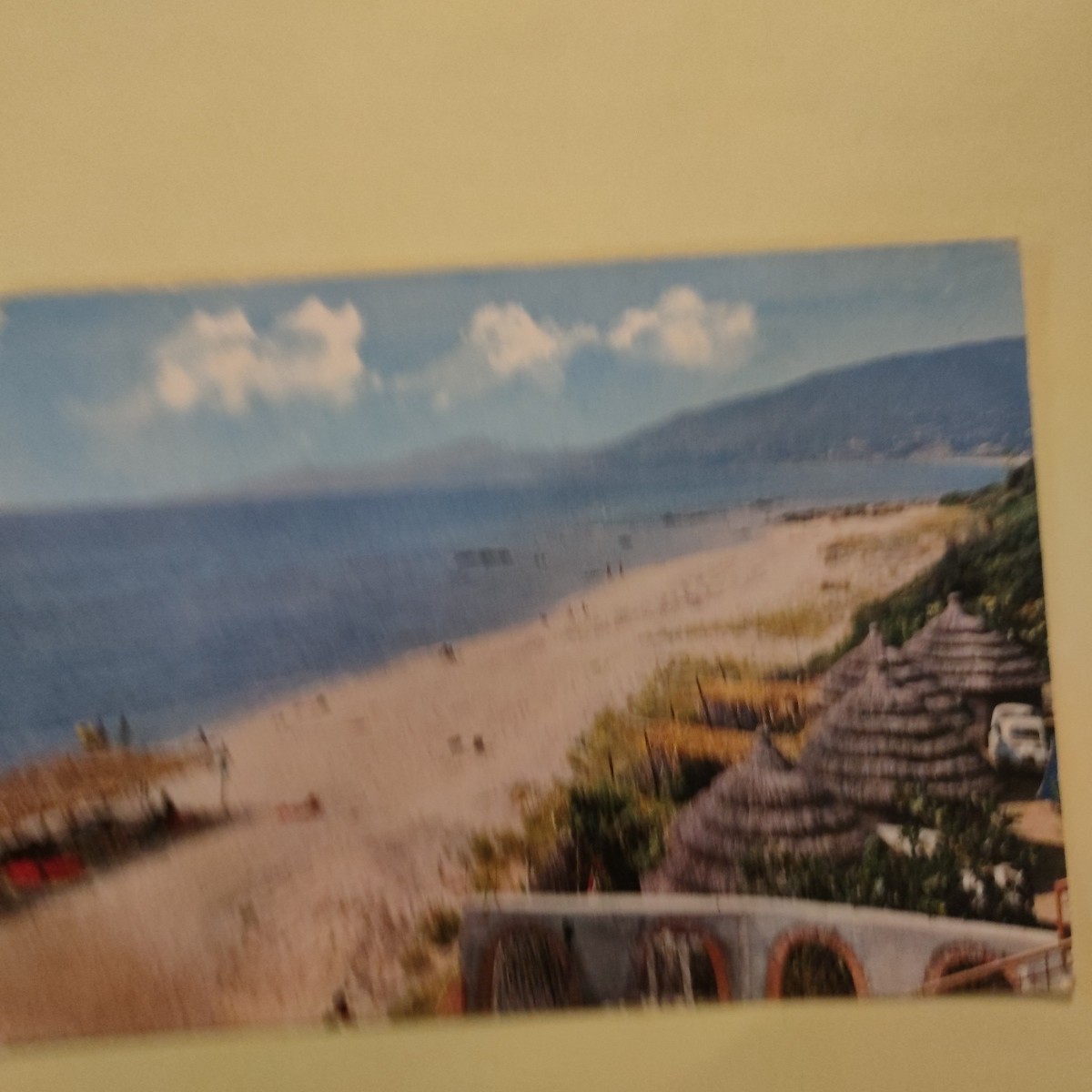 CAMPING DELLE SALINE - PALINURO -CARTOLINA A COLORI SCRITTA -   - COLLEZIONE