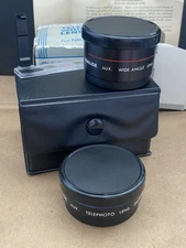 Qualide Telephoto & Wide Angle Lens Set For Nikon L35AF