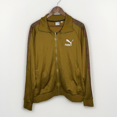 Puma T7 Last Hunter Track Jacket XL Moss Green Full Zip 534546-90