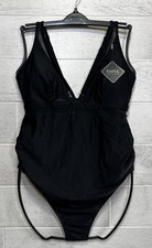 Zaful Womens Plus Size XL Tummy Control Mesh Accent 1 Piece Swimsuit