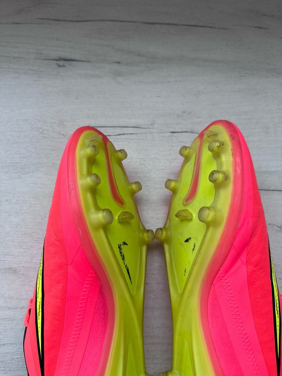 Nike Hypervenom Phantom FG Orange Football Cleats Boots US8 UK7