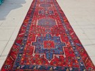 Rare Hand Knotted Vintage Tribal Karaja Hareez Wool Area Runner Rug 10 x 3 Ft — photo 4