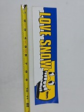 Vintage Meyer Snow Plows Love Snow Bumper Sticker Snowplow Equipment