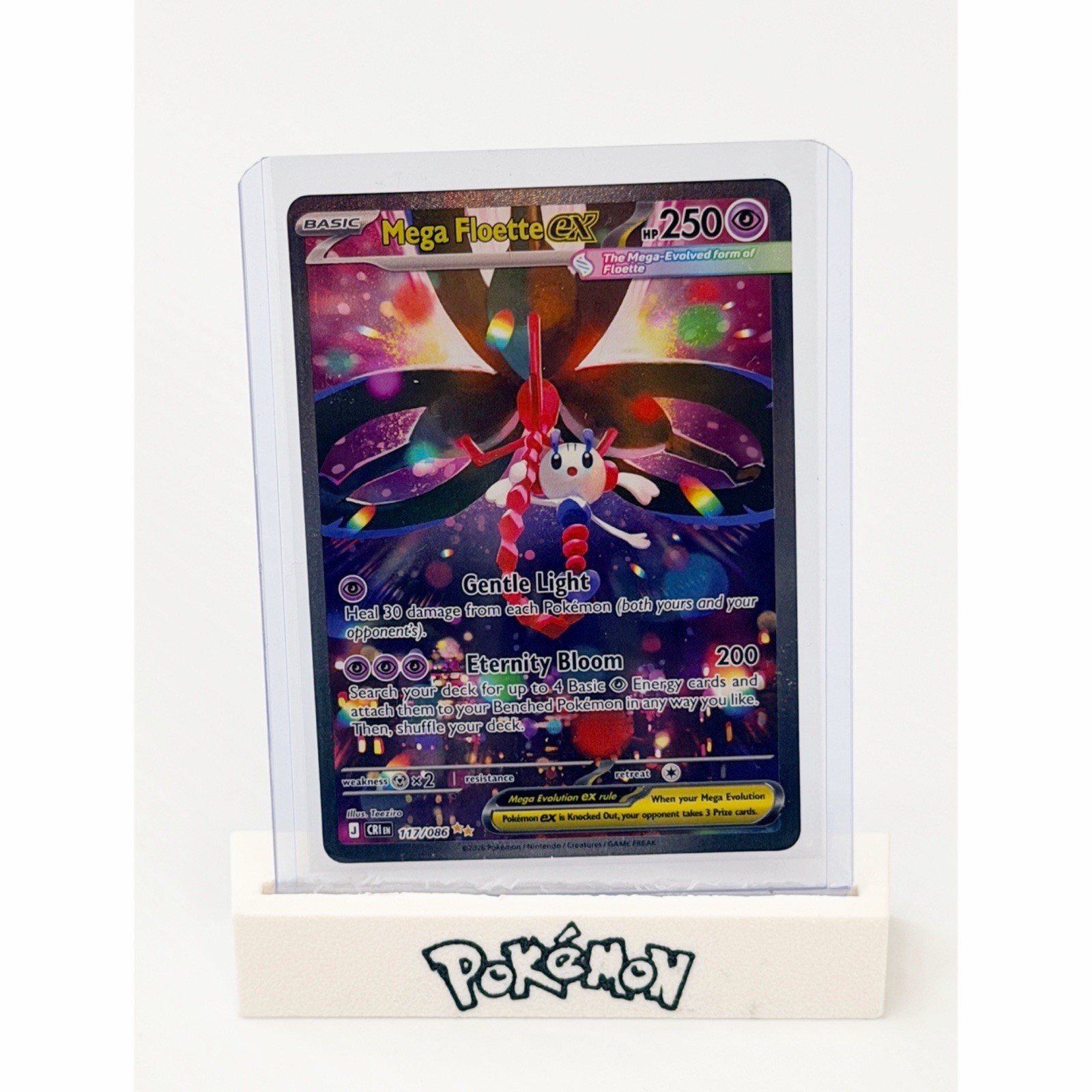 2026 Pokemon Chaos Rising Mega Floette ex 117/086 SIR NM
