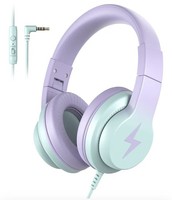 Candy Bila Kids Headphones, Over Ear with microphone Purple 