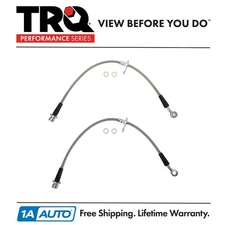 TRQ Performance Front Brake Hose For 2004-2008 Acura TL TSX 03-07 Honda Accord