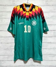 Vintage Germany 1994 Away Jersey Adidas Matthaus #10 Shirt M Made in UK