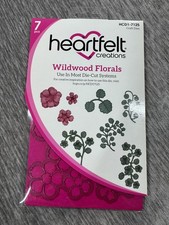 Heartfelt Creations Wildwood Florals Cutting Dies Set HCD1-7125 7pcs Flowers