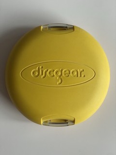 DiscGear 2O Disc CD DVD Holder Hard Shell 2 Side Storage Carry Case Y2K