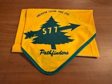 BSA, Vintage Crew 577 “Pathfinders” Neckerchief, Bellmore, NY, Two Rivers Cncl.