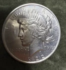 1922-D $1 Peace Dollar. Circulated.  Excellent Condition