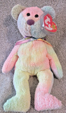 Ty Beanie Baby Groovy the Bear DOB January 10, 1999 MWMT Free Shipping
