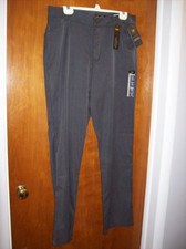 NEW Womens Lee Relaxed Fit Straight Leg Pants Black Wrinkle Free Stretch 14 Long