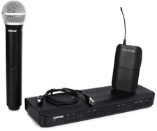 Shure BLX1288/CVL Dual Channel Wireless Combo System - J11 Band