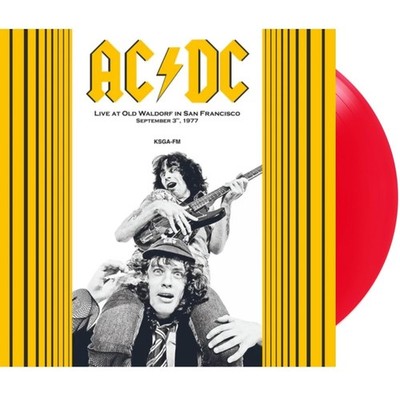 AC/DC Live Waldorf San Francisco 1977 Rare Import Color Vinyl Record Brand New!