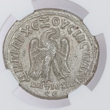 Philip the Arab BI Tetradrachm Roman Province of Antioch Coin 244-249 AD NGC AU