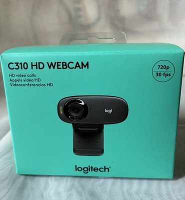 Logitech C310 720P/30FPS HD Webcam - Black SEALED NEW