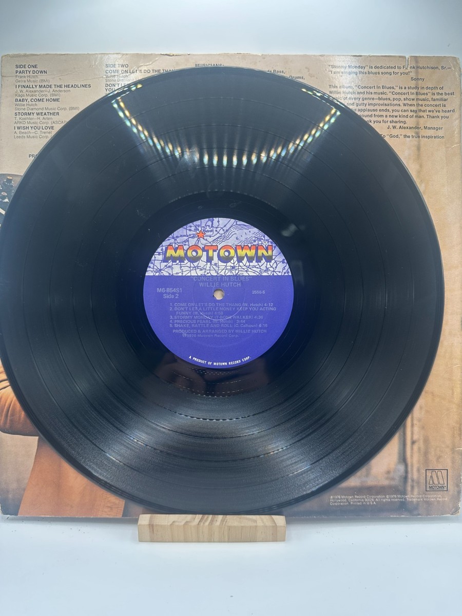 WILLIE HUTCH - CONCERT IN BLUES - MOTOWN M6 854 S1 - LP VINYL 12