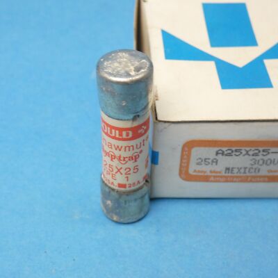Shawmut A25X25-1 Semiconductor/ Rectifier High Speed Fuse 25 Amp 250 VAC