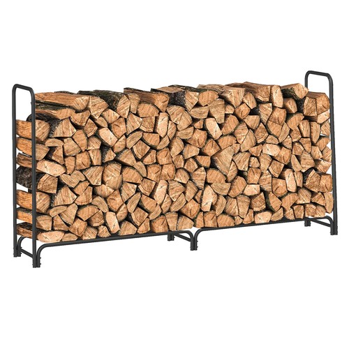 Neo Fire Log Rack Metal Firewood Storage Rack Holder Indoor Outdoor Cover - Picture 26 of 31
