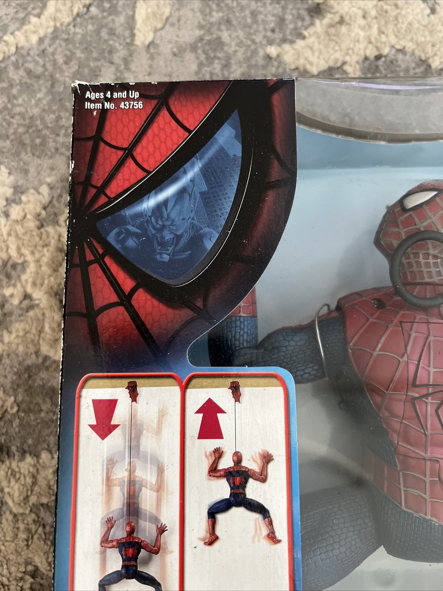 Drop & Crawl SPIDER-MAN SOUND ACTIVATED 2001 Sealed Box 2001